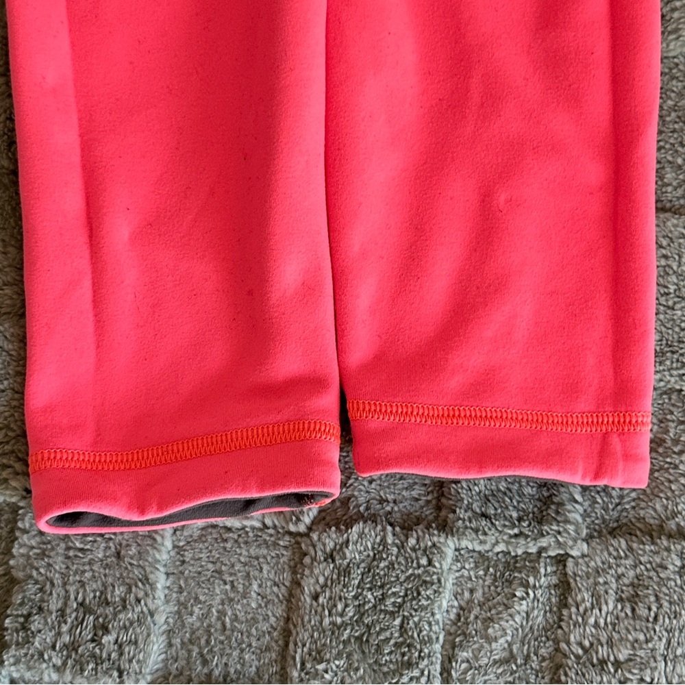 Lululemon Wunder Under Pant Leggings Grapefruit Reversible Pink/Gray - Picture 13 of 16